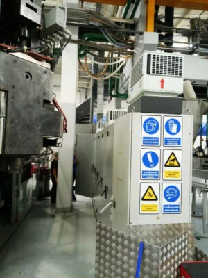 Máy làm mát tủ điện điều khiển Dindan