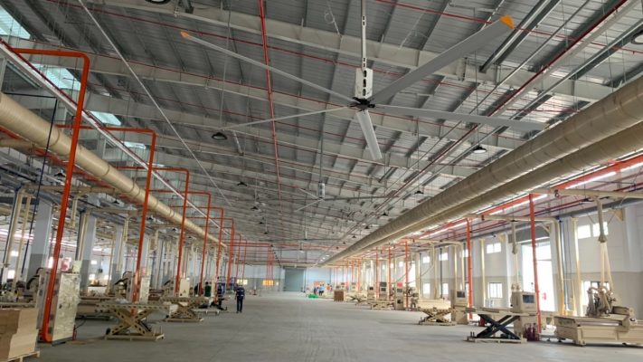 quạt HVLS cho nhà xưởng