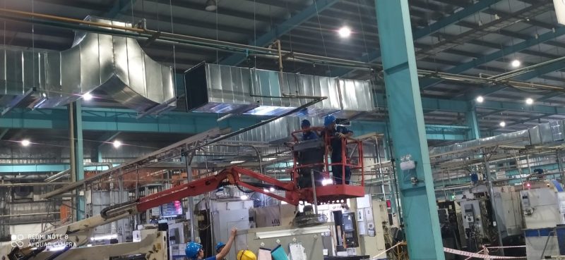 giải pháp làm mát nhà xưởng